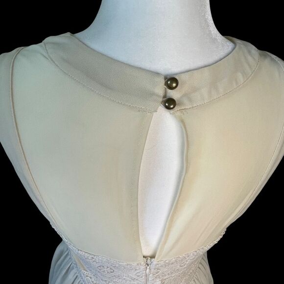 Gianni Bini Champagne Tulle Mini dress in Size Medium - Picture 11 of 15